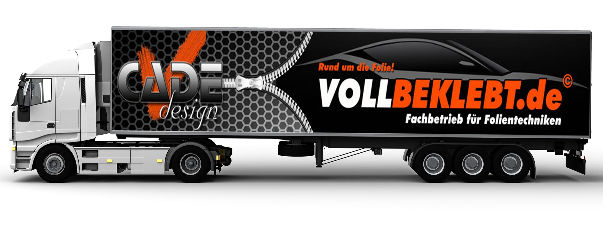 Folierter LKW